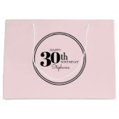 Stijlvol Vrouwelijk 30ste Verjaardagsfeest met Naa Groot Cadeauzakje (Voorkant)