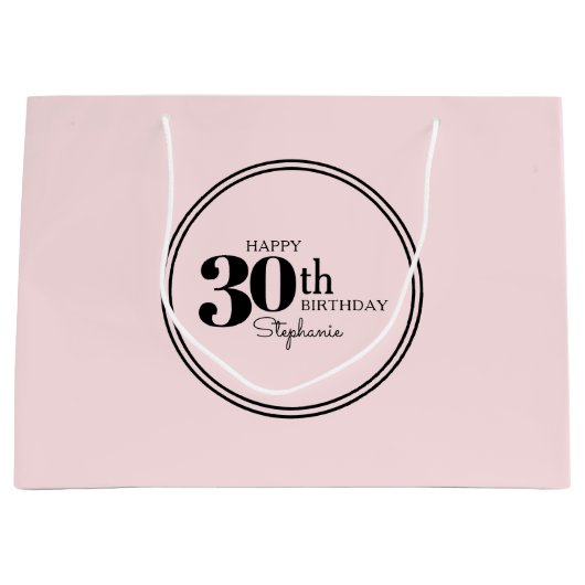 Stijlvol Vrouwelijk 30ste Verjaardagsfeest met Naa Groot Cadeauzakje (Voorkant)