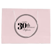 Stijlvol Vrouwelijk 30ste Verjaardagsfeest met Naa Groot Cadeauzakje (Achterkant)