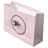 Stijlvol Vrouwelijk 30ste Verjaardagsfeest met Naa Groot Cadeauzakje (Voorkant Gekanteld)
