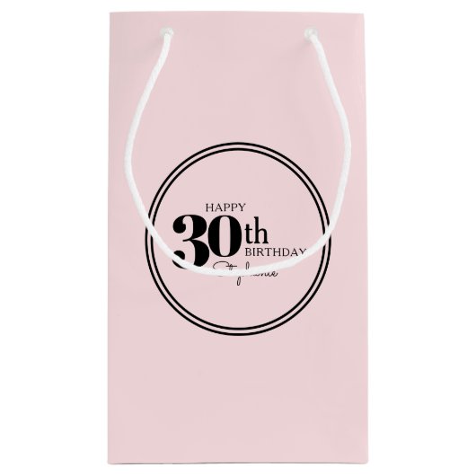 Stijlvol Vrouwelijk 30ste Verjaardagsfeest met Naa Klein Cadeauzakje (Achterkant)