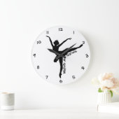 Stijlvol WATCH ME DANCE Ballerina Silhouette Grote Klok (Huis)