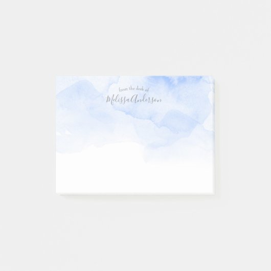 Stijlvol, Waterverf, Modern, Trendy, Chic Post-it® Notes (Voorkant)