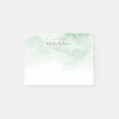 Stijlvol, Waterverf, Modern, Trendy, Chic Post-it® Notes (Voorkant)