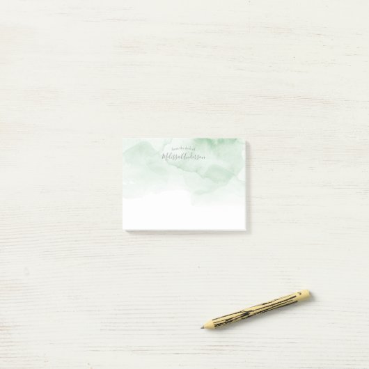 Stijlvol, Waterverf, Modern, Trendy, Chic Post-it® Notes (Op bureau)