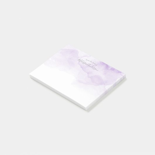 Stijlvol, Waterverf, Modern, Trendy, Chic Post-it® Notes (Schuin)