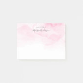 Stijlvol, Waterverf, Modern, Trendy, Chic Post-it® Notes (Voorkant)