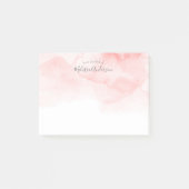 Stijlvol, Waterverf, Modern, Trendy, Chic Post-it® Notes (Voorkant)
