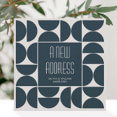 Stijlvol We hebben verplaatst Nieuw Home Adres Bla Aankondiging