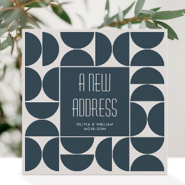 Stijlvol We hebben verplaatst Nieuw Home Adres Bla Aankondiging