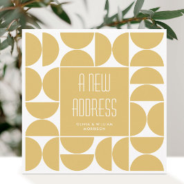 Stijlvol We hebben verplaatst Nieuw Home Adres Gee Aankondiging