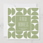 Stijlvol We hebben verplaatst Nieuw Home Adres Gro Aankondiging (Voorkant)