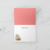 Stijlvol Wildflower Vrijgezellenfeest Dank u (Binnen)