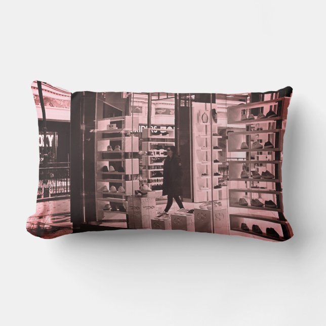 Stijlvol Winkelcentrum Schoenen Kussen (Voorkant)