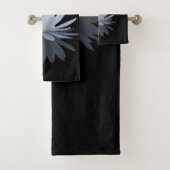 Stijlvol wit Lotus Flower Landscape, Zen Bad Handdoek (Insitu)