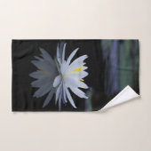 Stijlvol wit Lotus Flower Landscape, Zen Bad Handdoek (Handdoek)