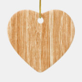 Stijlvol witstaarthertenkop licht houtnerf decor keramisch ornament (Achterkant)