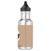 Stijlvol Zakelijk | Mocha Mousse | Op Maat Waterfles (Rechts)