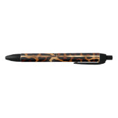 Stijlvol Zakelijk Monogram Luipaardprint Zwarte Inkt Pen (Bodem)