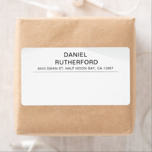 Stijlvol Zakelijk Professioneel Logo Verzendlabel