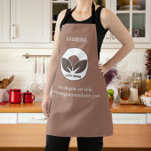 Stijlvol zakelijk Schort | Mocha Mousse | Custom