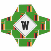 Stijlvol ZAMBIA FLAG Monogram Voetbal (Enkel)