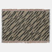 Stijlvol zebra Afdrukdemper coördinaat Deken (Voorkant)