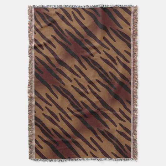 Stijlvol zebra Afdrukdemper coördinaat Deken (Voorkant Verticaal)