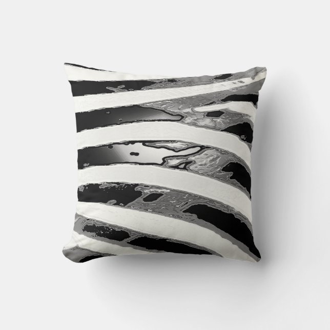 Stijlvol Zebra Pattern Accent Pillow Kussen (Voorkant)