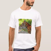 "Stijlvol Zebra Pattern Mannen T-Shirt" T-shirt (Voorkant)