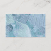 Stijlvol Zee Shell Visitekaartje (Achterkant)