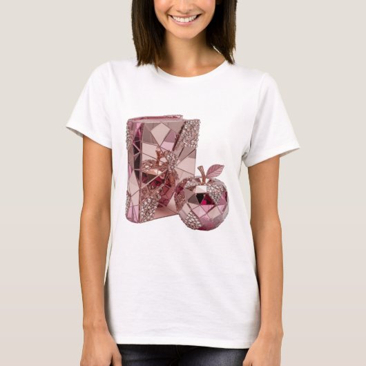 Stijlvol Zilver ABSTRACTE KUNST Abstract Ontwerp T-shirt (Voorkant)