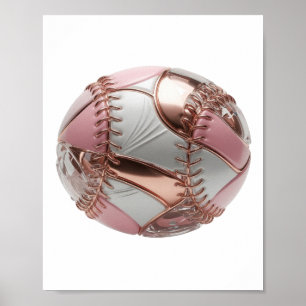 Stijlvol Zilver ABSTRACTE KUNST Design Poster