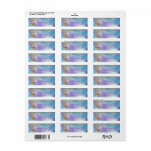 Stijlvol Zilver Diamanten Ananas Holografisch Etiket (Full Sheet)