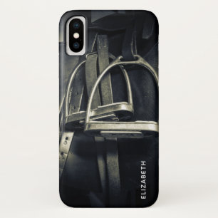 Stijlvol zilver Stirrups op het Engelse zadelzadje Case-Mate iPhone Case