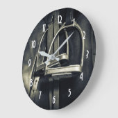 Stijlvol zilver Stirrups op het Engelse zadelzadje Grote Klok (Hoek)