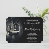 Stijlvol zilver Stirrups op het Engelse zadelzadje Kaart (Staand voorkant)