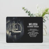 Stijlvol zilver Stirrups op het Engelse zadelzadje Kaart (Staand voorkant)