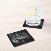 Stijlvol zilver Stirrups op het Engelse zadelzadje Kartonnen Onderzetters (Insitu)