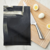 Stijlvol zilver Stirrups op het Engelse zadelzadje Theedoek (Quarter Fold)