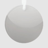 Stijlvol Zilver Ugly Sweater Medallion 2de plaats Ornament (achterkant)