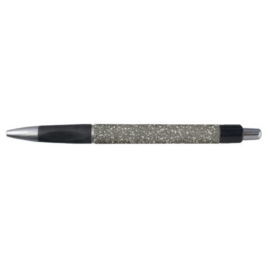 Stijlvol zilveren glitter pen (Voorkant)