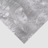 Stijlvol zilveren glitter tropisch Oerwoud lekt Tissuepapier (Detail)