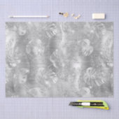 Stijlvol zilveren glitter tropisch Oerwoud lekt Tissuepapier (Craft)