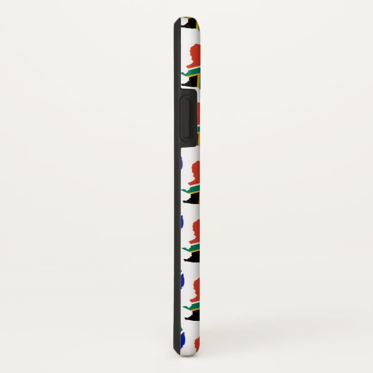 Stijlvol ZUID-AFRIKA Monogram Overvloedig leven Case-Mate iPhone Case (Achterkant/rechts)