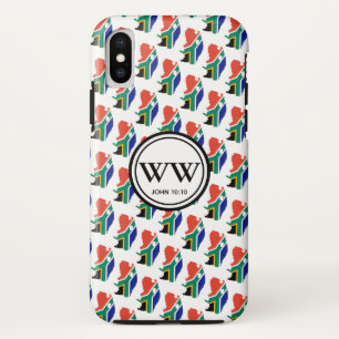 Stijlvol ZUID-AFRIKA Monogram Overvloedig leven Case-Mate iPhone Case