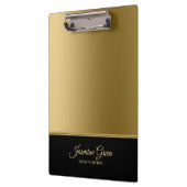 Stijlvol zwart en goud klembord (Links)