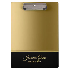 Stijlvol zwart en goud klembord