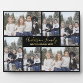 Stijlvol zwart en gouden zes Afbeeldingen DIY Fotoplaat (Voorkant)