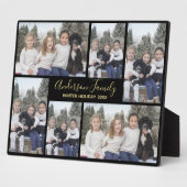 Stijlvol zwart en gouden zes Afbeeldingen DIY Fotoplaat (Zijkant)